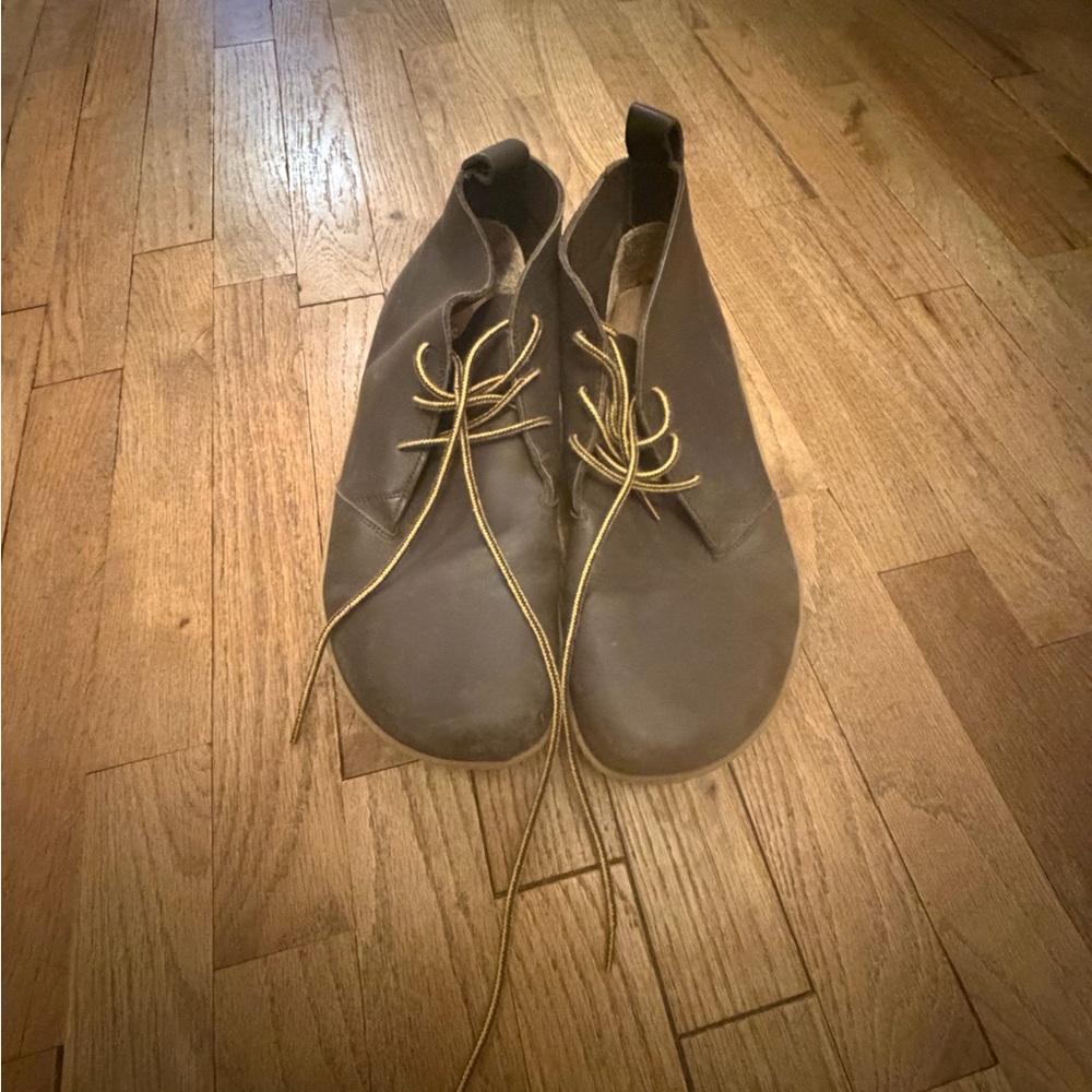 Vivobarefoot  Brown Lace Up Boots for men